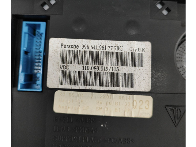 Přístrojová deska Porsche 911 996 2005 99664198177, 99664198177