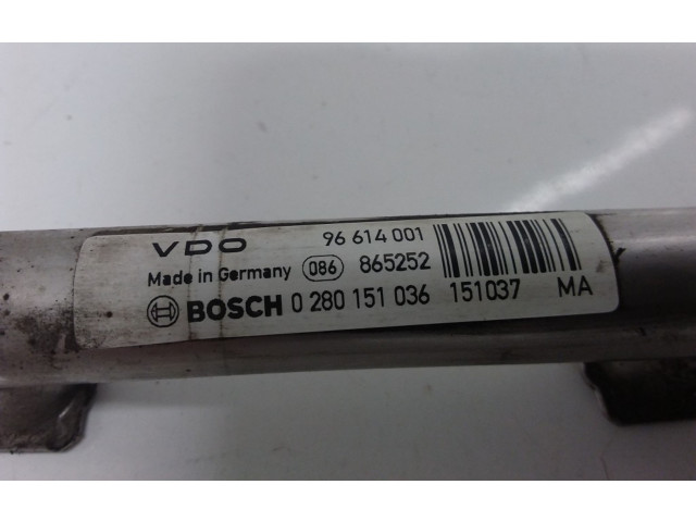 Топливная рампа 96614001, 0280151036   Mercedes-Benz A W168 1.6  для двигателя 166960