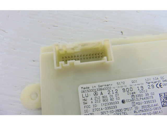 Řídící jednotka A2129001929 Mercedes-Benz CLA C117 X117 W117 2015