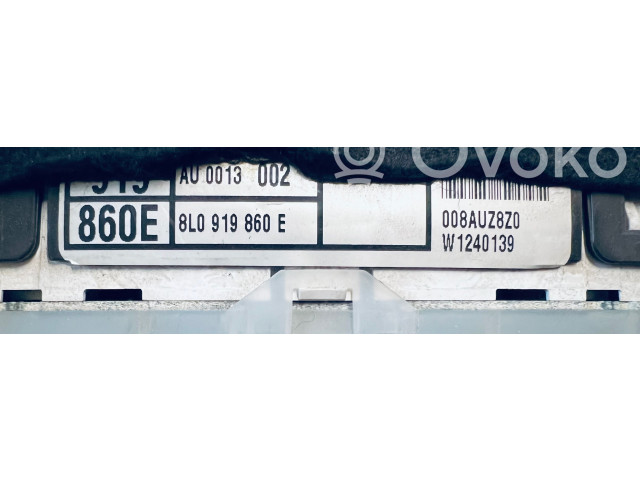 Панель приборов 8L0919860E, 008AUZ8Z0   Audi A3 S3 8L       