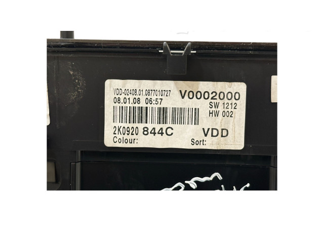 Přístrojová deska Volkswagen Caddy 2008 2K0920844C, V0002000
