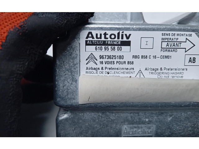 Блок управления надувных подушек 9673625180, 9673625180 Citroen C4 Aircross