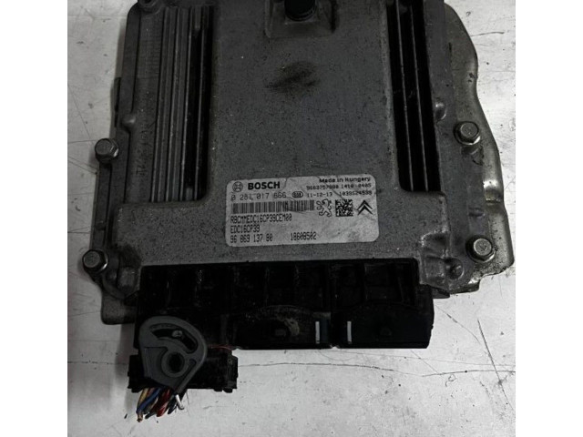 Блок управления двигателя 9663757980   Citroen C-Crosser