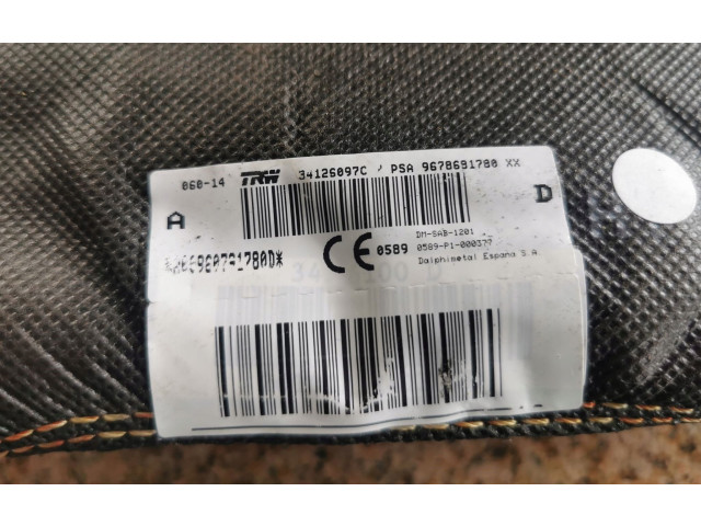 Подушка безопасности в сиденье 9678681880, 9678681880   Citroen C4 Aircross