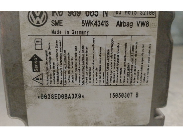 Блок подушек безопасности 1K0909605N, 5WK43413   Volkswagen Golf SportWagen