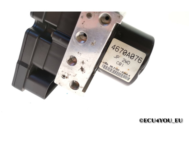 Блок АБС 4670A076, 06210203684 Mitsubishi Grandis - года