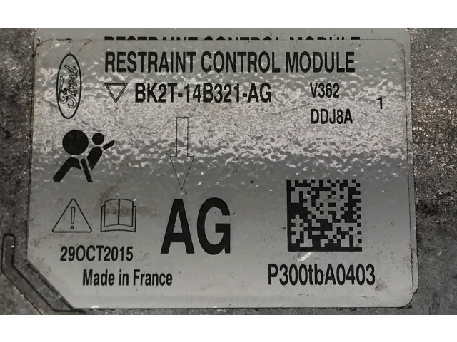 Блок подушек безопасности BK2T14B321AG, 290CT2015 Ford Transit Custom