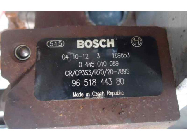 Vstřikovací čerpadlo 9651844380 Peugeot 207 CC