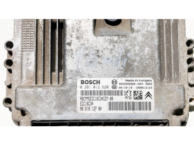 Řídící jednotka 0281012620, 9661813780   Citroen Berlingo 2000