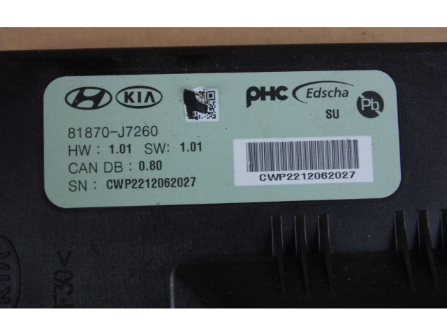 Блок управления 81870J7260   KIA Xceed