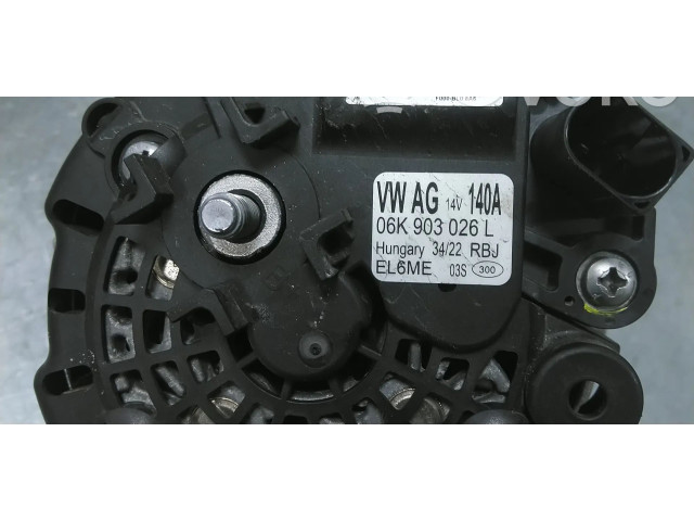 Генератор 06K903026L, 06K903026LX Volkswagen Golf VIII