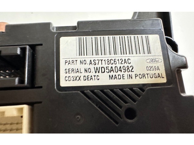Блок управления климат-контролем As7t18c612ac Ford S-MAX