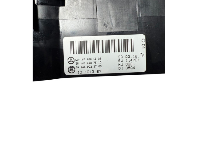 Steuergerät Klimaanlage A1669001505, 1669001505   Mercedes-Benz GL X166