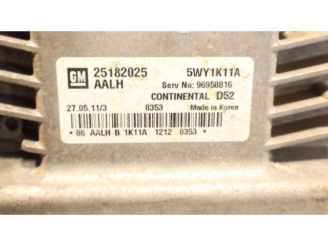 Блок управления двигателем Блок управления 5WY1K11A   Chevrolet Spark