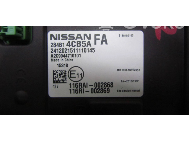 Блок комфорта 284B14CB5A Nissan X-Trail T32