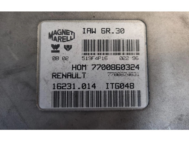 Блок управления двигателем Блок управления 7700860324   Renault Twingo I