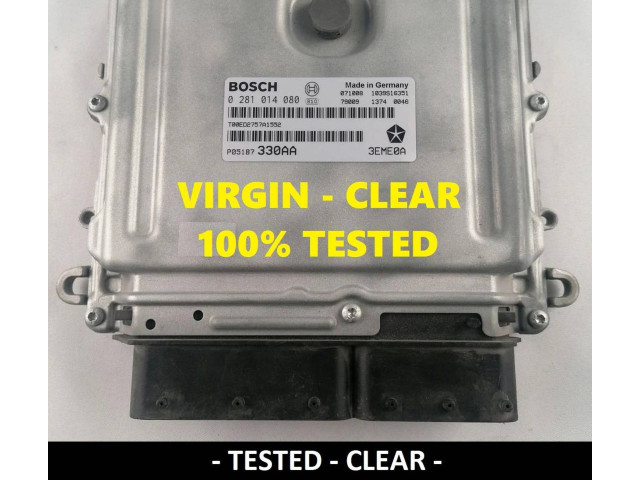 Блок управления двигателем Блок управления 0281014080, P05187330AA   Jeep Commander