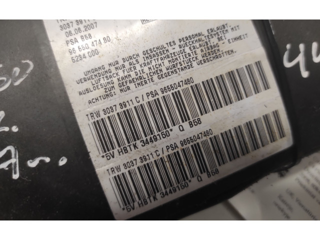 Подушка безопасности в сиденье 9655047580, 30373912C   Citroen C4 I Picasso