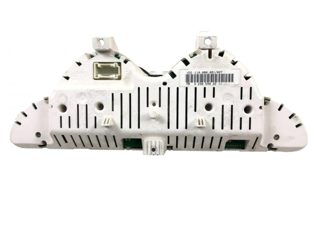 Přístrojová deska Mercedes-Benz SL R230 2002 110080091027