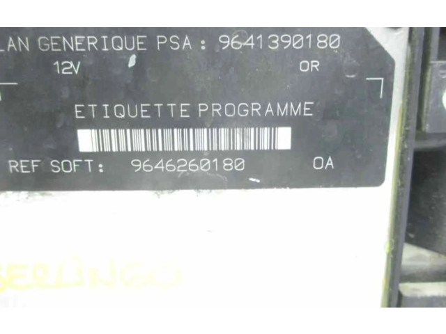Řídící jednotka 9641390180 Citroen Berlingo