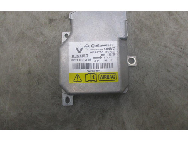 Блок подушек безопасности 8201030303, 8201030303   Renault Twingo II