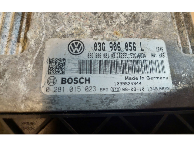 Блок управления двигателем Блок управления 0281015023, 03G906056L   Volkswagen PASSAT B6