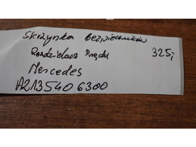 Pojistková skříňka A2135406300 Mercedes-Benz AMG GT 4 x290 w290 2024