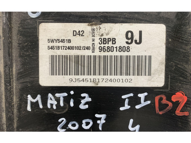 Блок управления двигателя 3BPB96801808, 3BPB96801808   Chevrolet Matiz