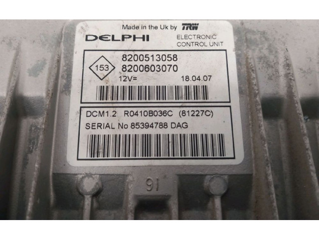 Блок управления двигателя 6001548914, 6001548914 Dacia Logan I