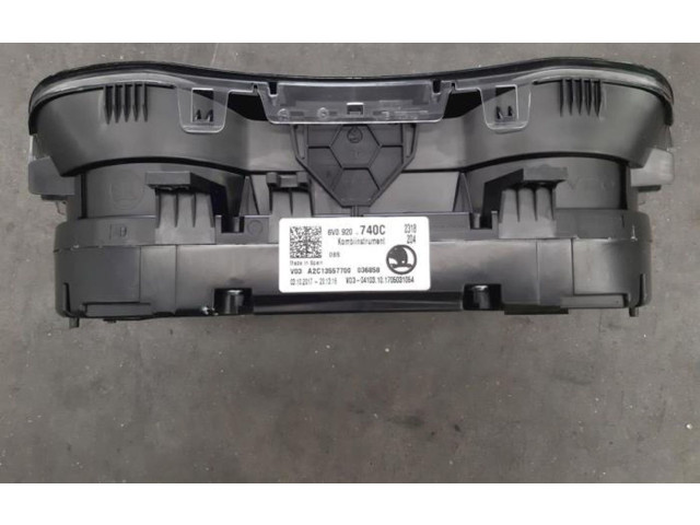 Панель приборов 6VC0920740C   Skoda Fabia Mk3 (NJ)       