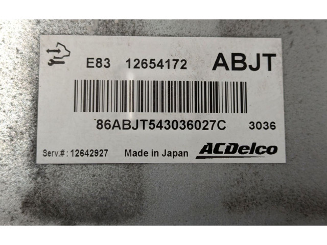 Комплект блоков управления 12654172   Opel Astra J