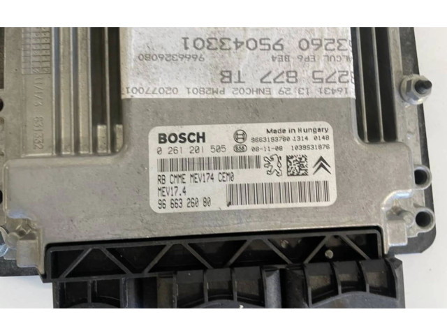 Блок управления двигателя 9666326080 Peugeot 3008 I