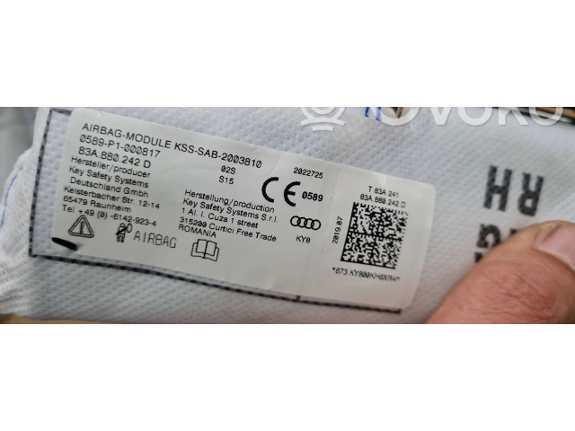 Подушка безопасности в сиденье 83A880242D   Audi Q3 F3