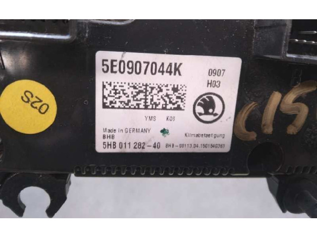 Блок управления климат-контролем 5E0907044K Skoda Octavia Mk3 (5E)