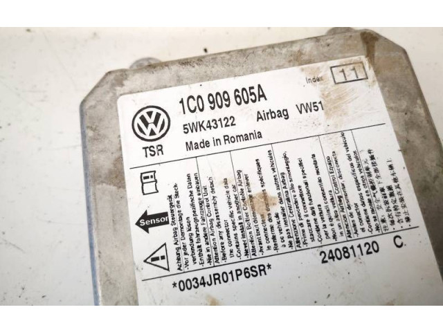 Блок подушек безопасности 1c0909605a, 5wk43122   Volkswagen Transporter - Caravelle T5