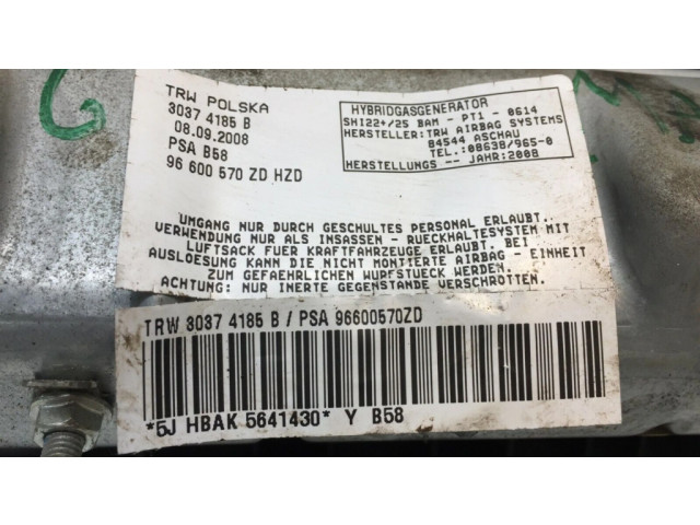 Подушка безопасности для колен 96600570ZD Citroen C4 I