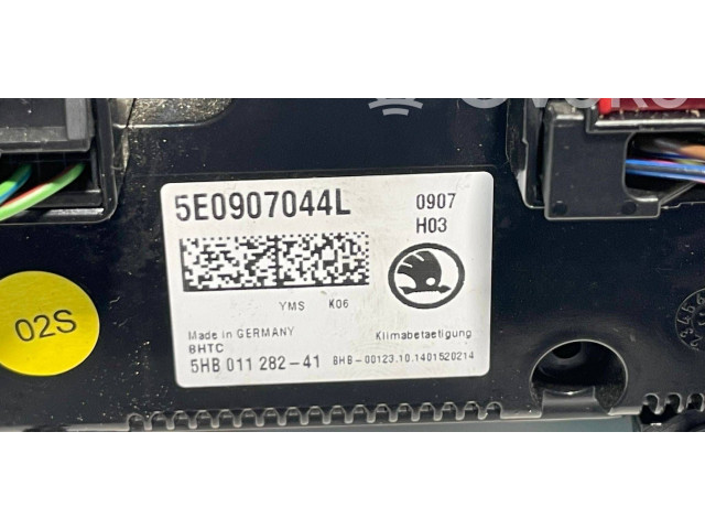 Блок управления климат-контролем 5E0907044L, 33654 Skoda Octavia Mk3 (5E)