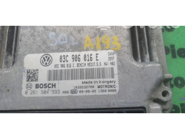 Панель приборов 0261S04393, 03C906016E Skoda Octavia Mk3 (5E)