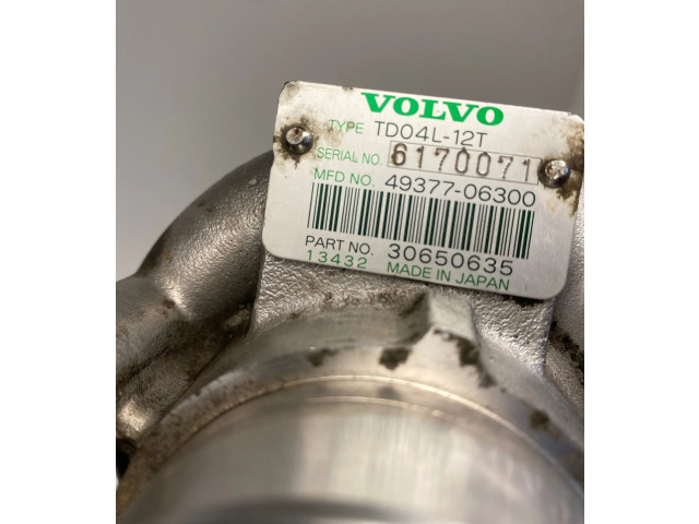  Турбина Volvo V70  30650635, 4937706300         