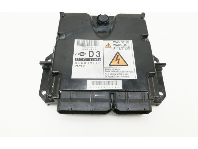 Řídící jednotka 23710EC07C, MB2758006754 Nissan Navara 2006