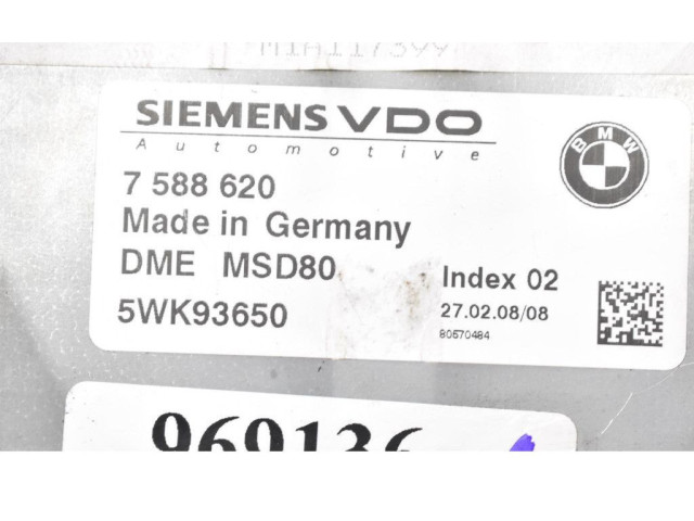 Řídící jednotka 7588620, 7588620 BMW 7 F01 F02 F03 F04 2008