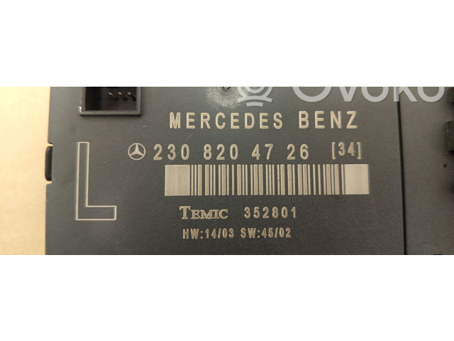Блок управления дверью 2308204726 Mercedes-Benz SL R230