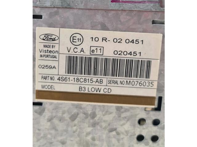 Радио/ проигрыватель CD/DVD / навигация       Ford Fusion  2002 - 2005 года   