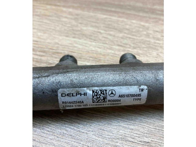 Топливная рампа A6510700495, R9144Z240A   Mercedes-Benz E W212  