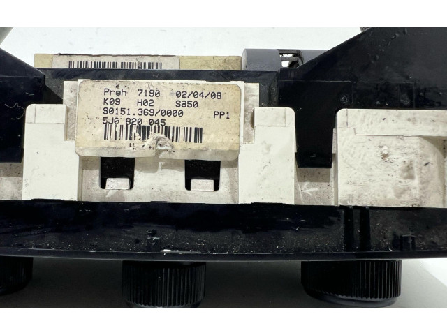 Блок управления климат-контролем Skoda Fabia Mk2 (5J)