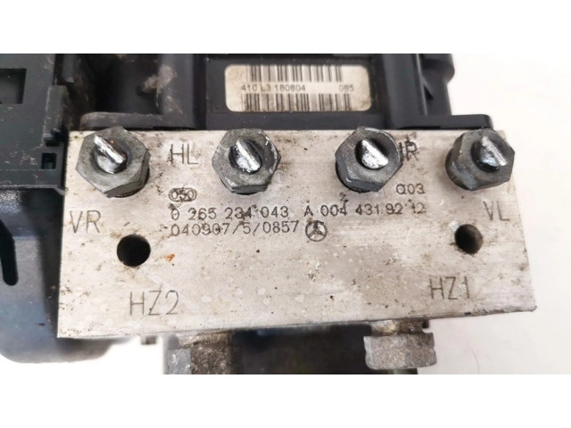Блок АБС a0044319212 Mercedes-Benz A W169 2004-2012 года