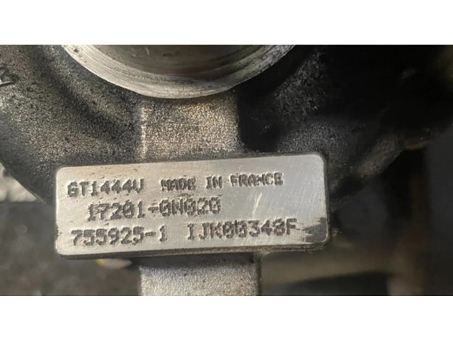 Turbodmychadlo Турбина 172010N020, 1JK003438F Mini Cooper Hatch Hardtop 1.4