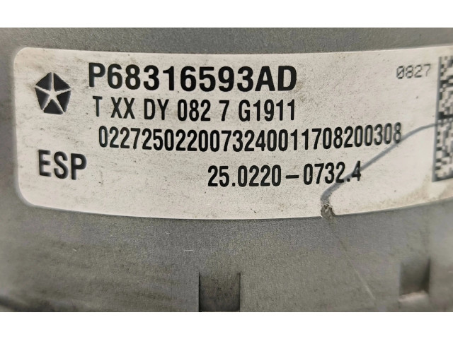 Jednotka ABS P68316593AD, 68316593AD Dodge Charger 2017