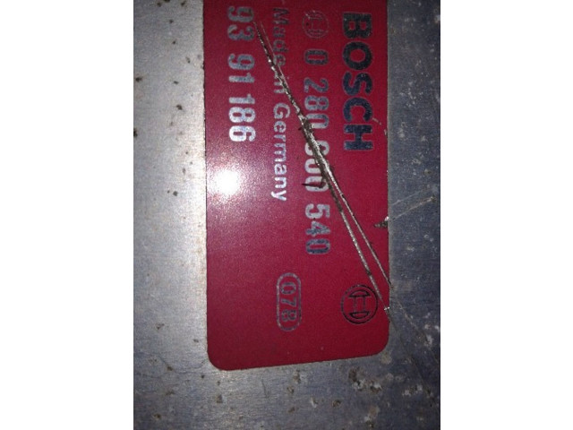 Блок управления впрыском 0280000540, 0280000540 Saab 9000 CS