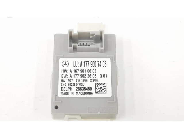Блок управления A1779007403, A1679010602   Mercedes-Benz A W177